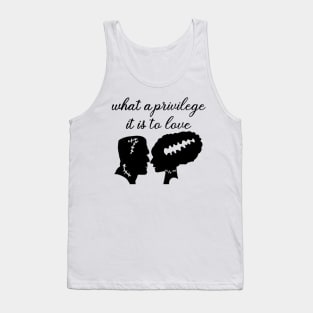 Frankenstein and Bride of Frankenstein Love Tank Top